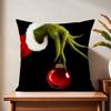 The Cartoon G-Grinch-H Cute Cushion Cover For Pillow Printing Sofa Decoration Home Car Room Coffee Shop Office Nordic Simplicity
