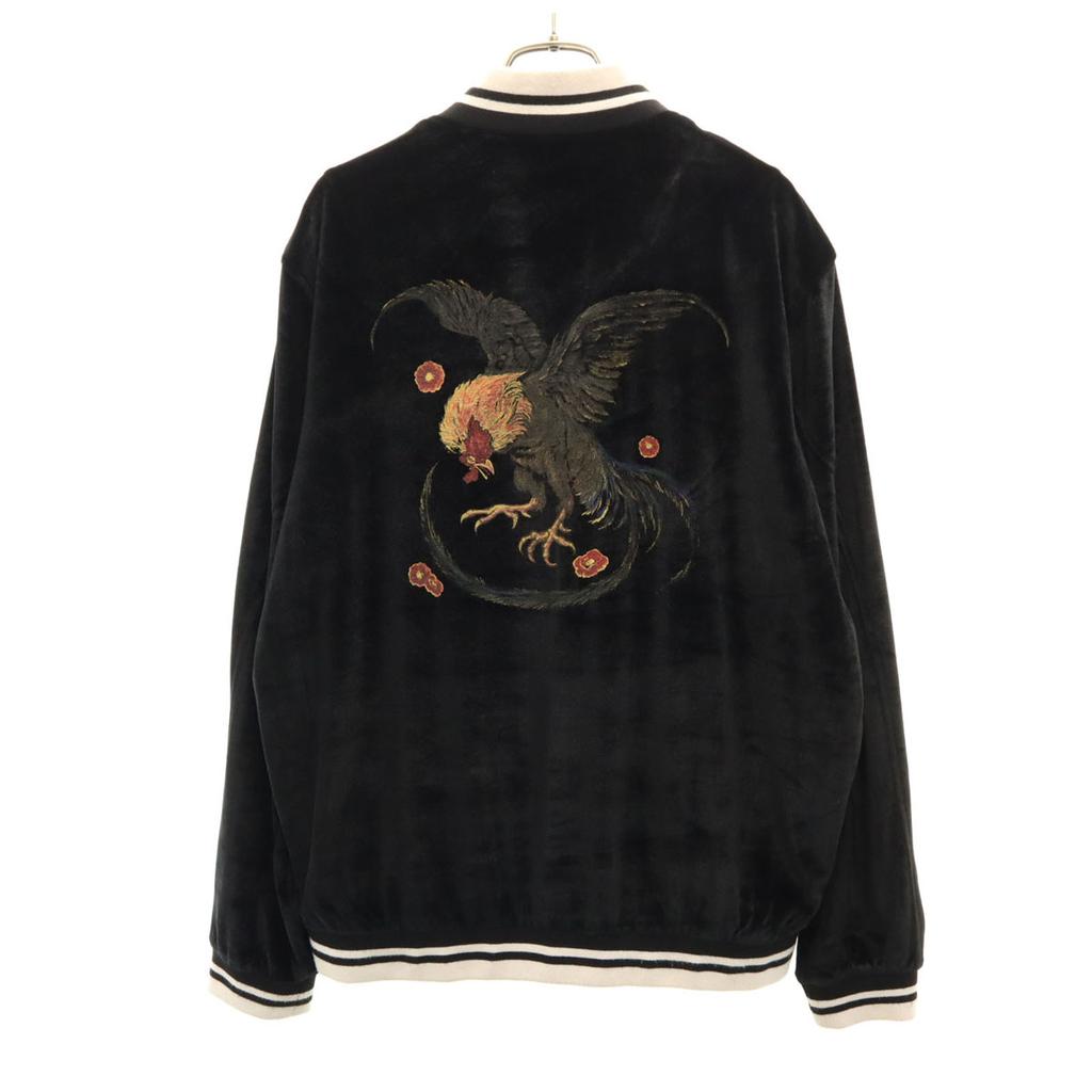 HUF Velor Blouson L black Men's Used