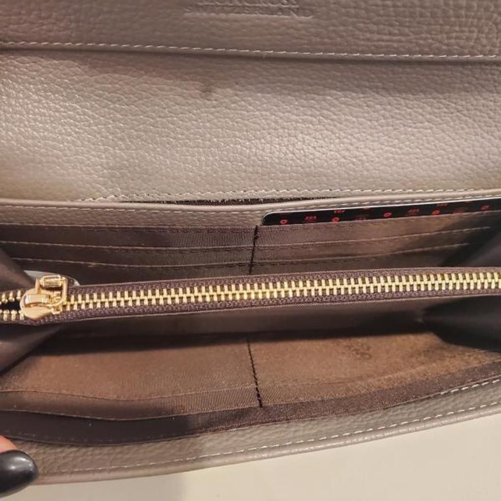 Moncross AW9159 Cubic Point Women's Cowhide Long Wallet