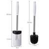 Stainless Steel Long-Handled Brush With Base Toilet Brush Set Toilet No-Punch Wall Hung Toilet Washer