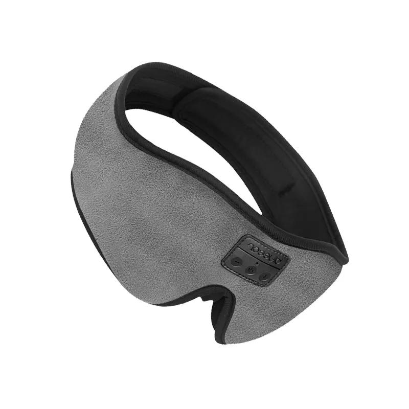 

Bluetooth Sleeping Headphones 3D Wireless Music Eye Mask Bluetooth 5.2 Sleep Headset with Microphone Soft Adjustable Blindfold сірий