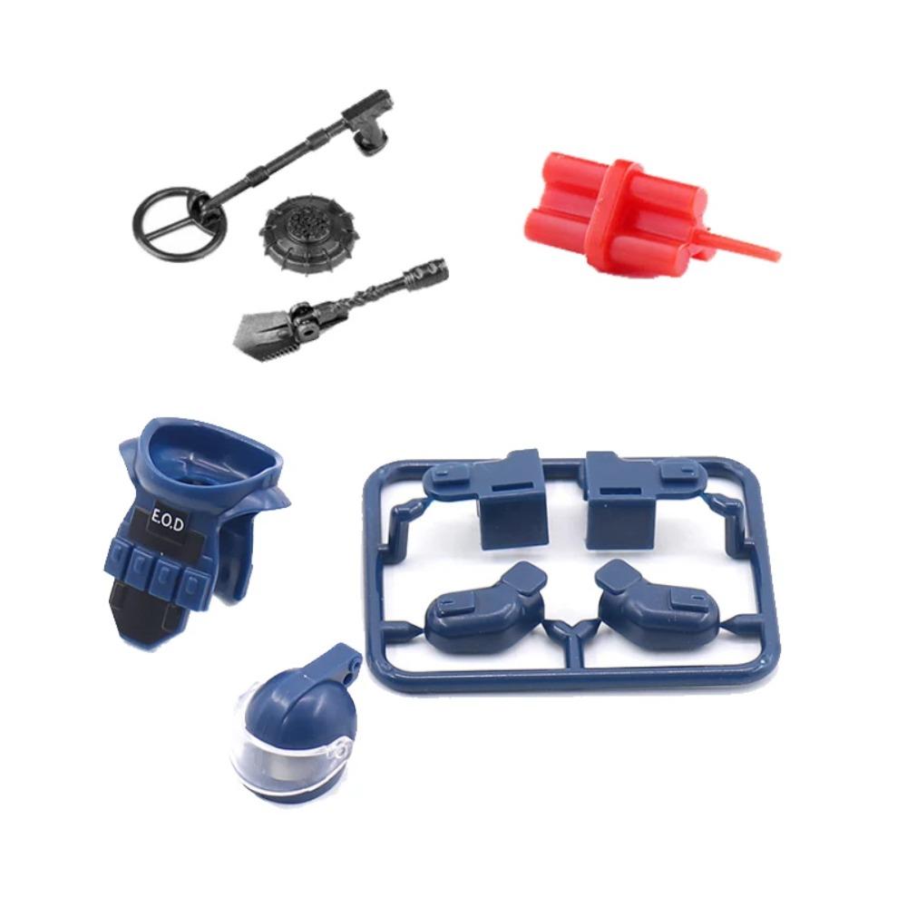 Vojenský MOC Stavebnice zbraní Těžký kulomet Gatling M19 NSV Figurky Dělostřelectvo Odminovací Pistole Kulka Hračka Dárek K013