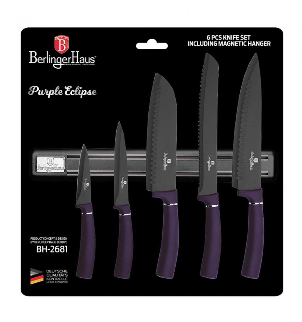 Set Of 5 Kitchen Knives With Blade Berlinger Haus Bh-2681