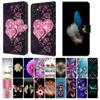 Kožené pouzdro typu flip peněženka pro Samsung Galaxy A04S A13 A14 A16 A23 A25 A33 A34 A35 A53 A54 A55 A73 Magnetický stojánek Držák na karty