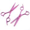 Barber Salon Pink Hairdressing Shears Thinning 6.0 Inch Hair Cutting Scissors Barber Scissors