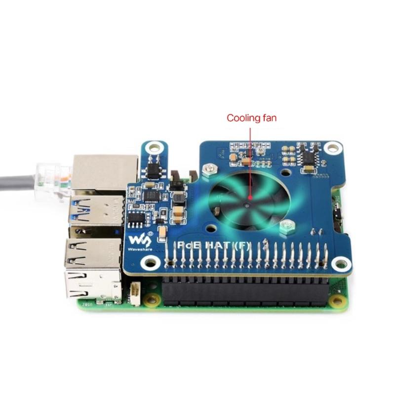 Power Over Ethernet (Poe) Expansion Board Suitable For RPI5, Supporting IEEE802.3af/At Networking Standard Power Module