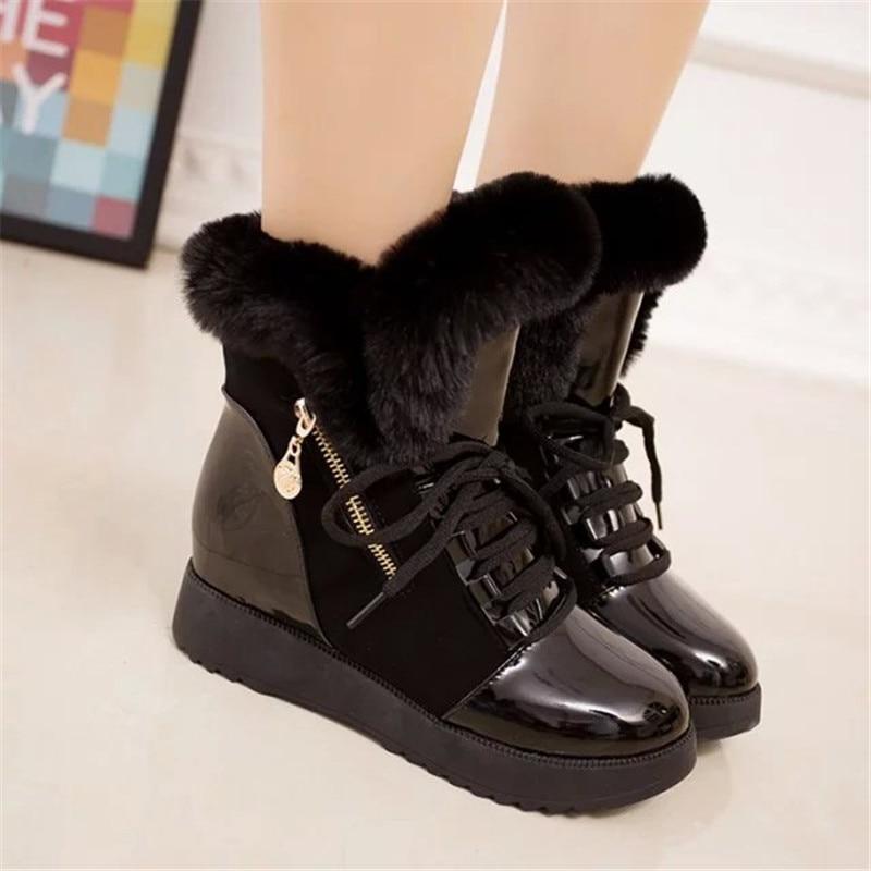 Botas para nieve con borreguillo Interior para señora comprar a buen precio  — entrega gratuita, reseñas reales con fotos — Joom