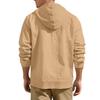 Men's Hoodie Linen Vintage Spring and Autumn Shirt Casual Loose Long Sleeved Clothes High Quality Trendy Men's Clothing