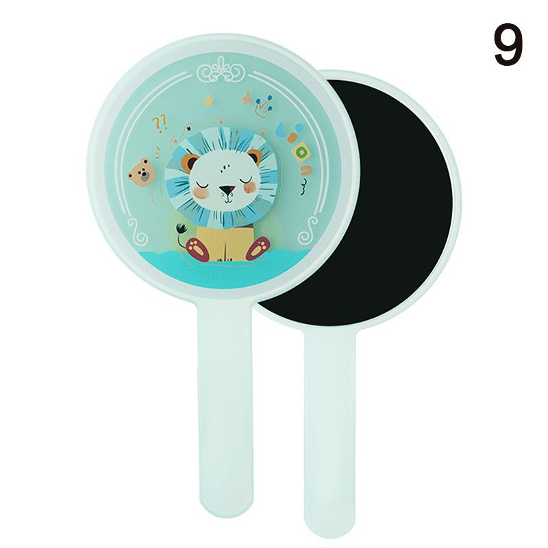 Portable Ins Liquid Shape Heart Mirror Handheld Desktop Cosmetic Mirror Makeup Mirror Travel Metallic High Definition Mirror