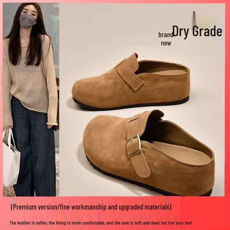 

Женские полушлепанцы Birkenstock с закрытым носком на толстой подошве, увеличивающие рост, на весну/осень 2025 года 40