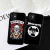 1 Stück Band M-MegadethS Rock Metal Matt Transparent Handyhülle Für IPhone Hülle 16 15 14 13 12 11 Pro Max X XS Max Plus