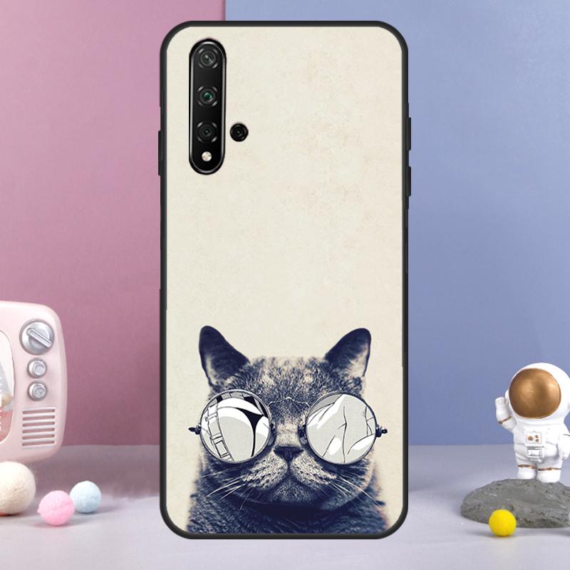 Cute Cat Animal For Huawei Nova 5T 9 10 SE 7i 8i 11i 12i Y73 Y90 Y70 Y72 Y61 Y91 Y60 P20 P30 P40 Lite Case