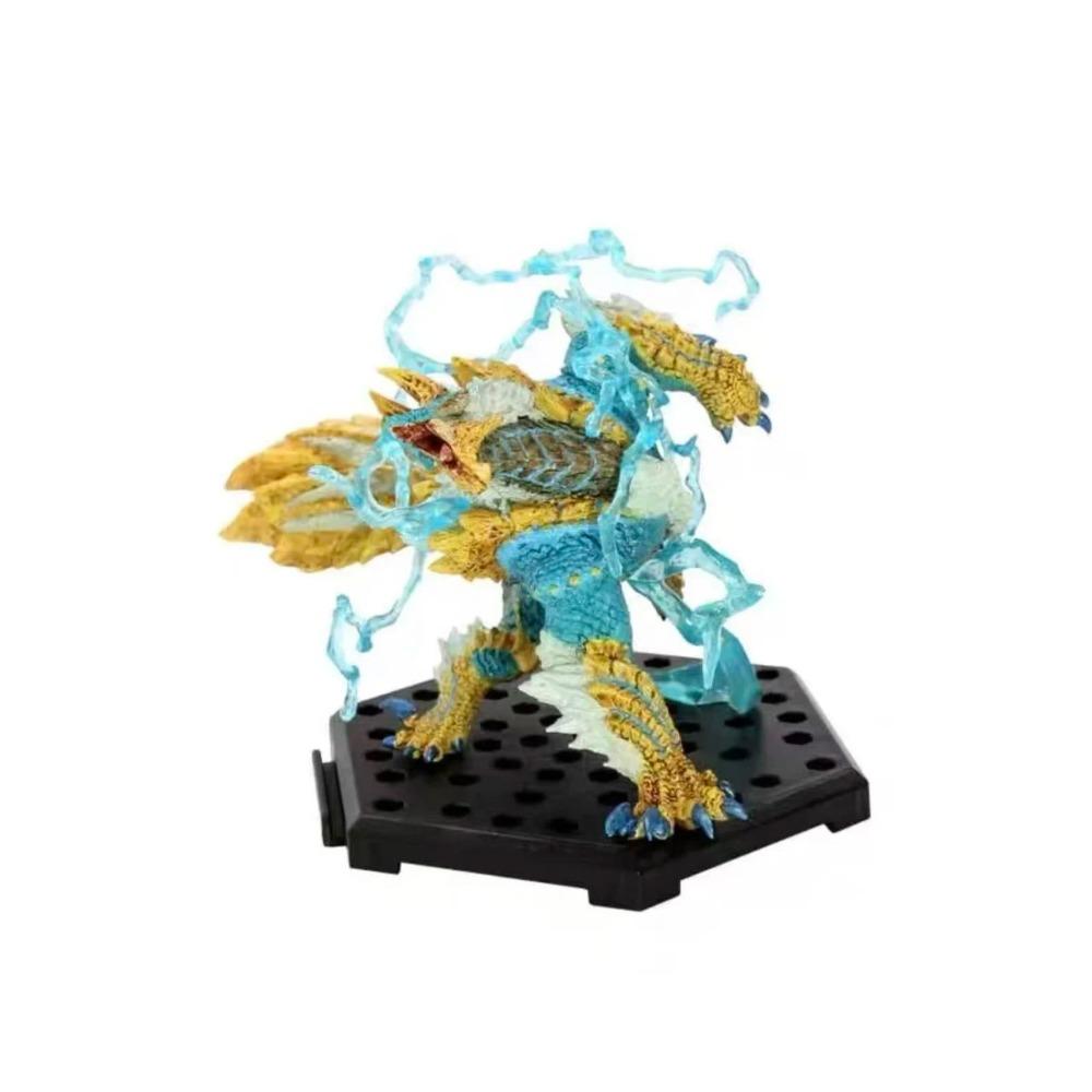 Japanese Genuine Scale Model Monster Hunter Rise of Dawn Series Crushing Dragon Paralysis Dragon Tigrex Action Figure Toys