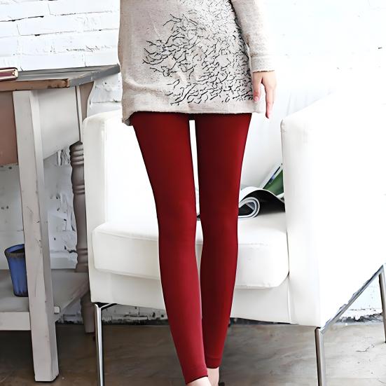 Women Pantyhose Elastic Tight Fit Slim Butt Lifting High Waist Design Leggings Thick Casual Yoga Pants