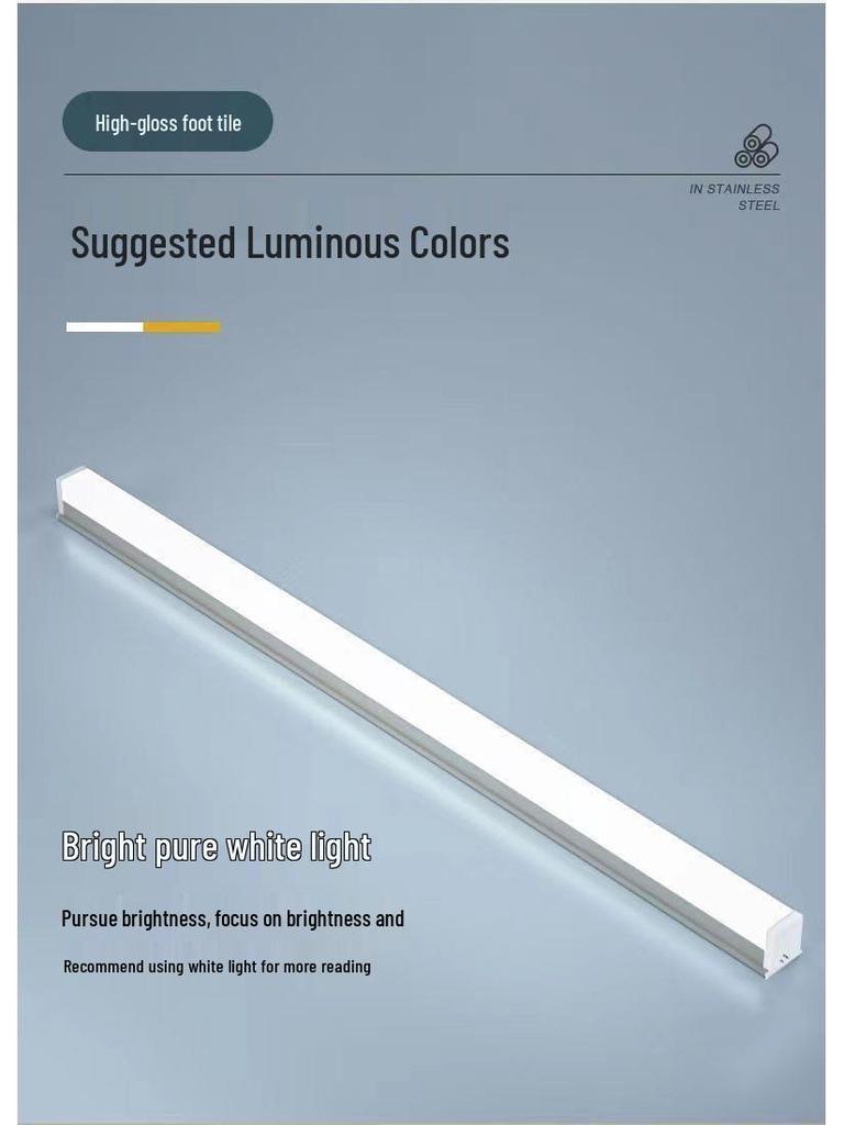 T5 T8 Integrated LED Tube Light, 1.2m Energy-Saving Strip for Living Room, Cabinet, or Workshop
