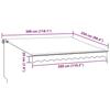 VidaXL Auvent manuel rétractable avec LED marron 300x250 cm 3215374