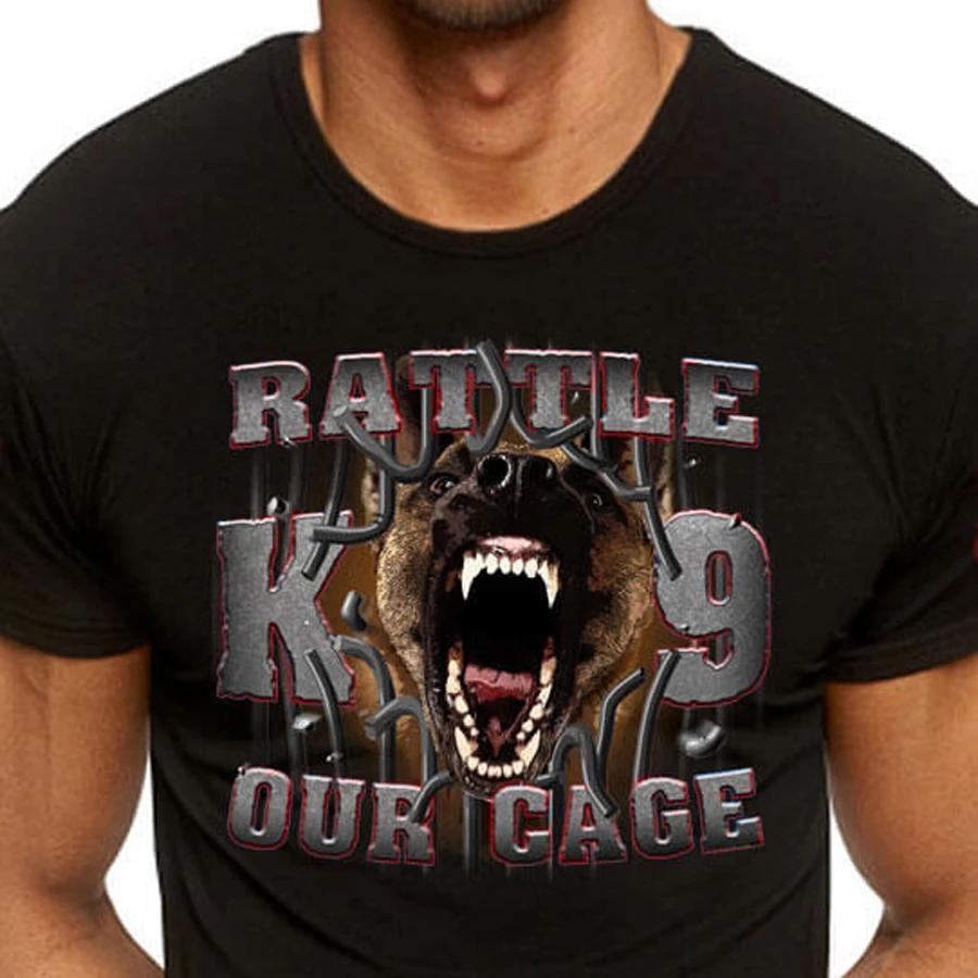 

Rattle Our Cage US Marine Corps Unit Handlers TShirt 100 Cotton ONeck Summer Short Sleeve Casual Mens Tshirt Streetwear S