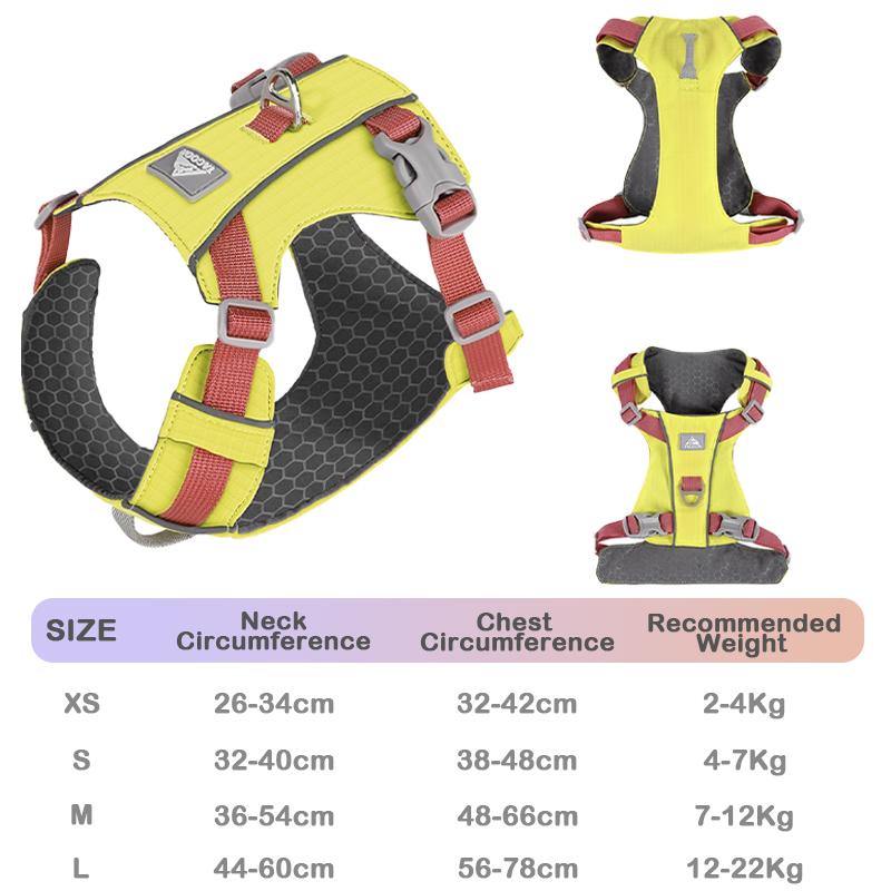 Outdoor Dog Chest And Back Lightweight Chest Strap Explosion-proof Harness Pet Walking Training For Medium Large Dog Accessories