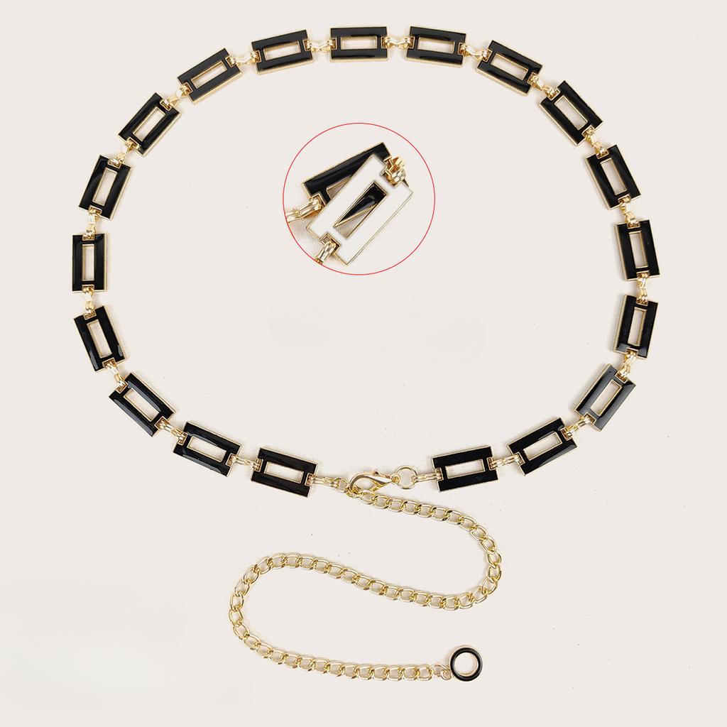 Temperament High-Grade Waist Chain Versatile Fashion Dress Shirt Suit Metal Thin Belt