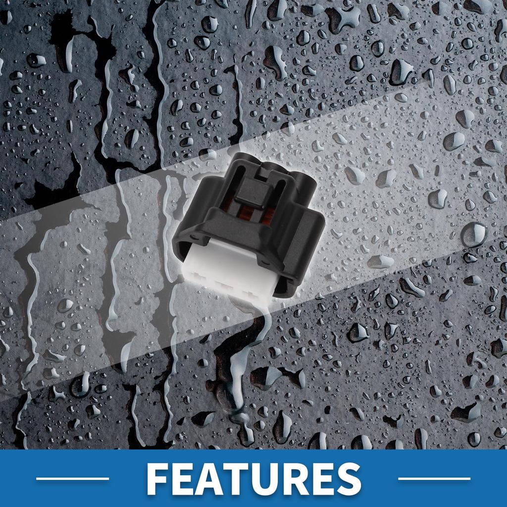 A ABSOPRO 3 Pin Wiper Spray Washer Connector Plug Number: