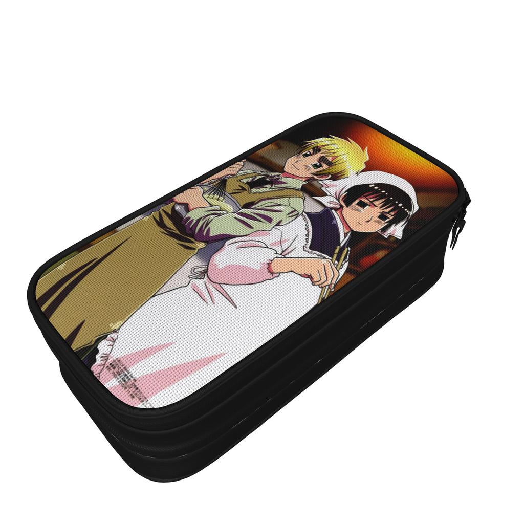 Hetalias Axis Powers Accessories Pen Box Large-capacity Kids Pencil Bag Birthday Gift