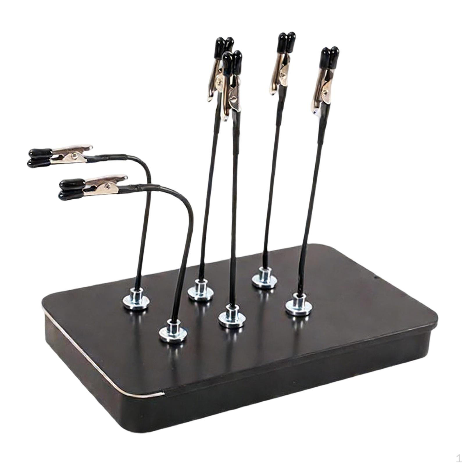 

12 Pieces Model Painting Stand Base Holder Clip Sticks Set Hobby Tools for Spray 15 pieces Clip