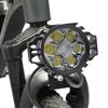 2 In 1 Electric Scooter Front Light Lamp with Horn 36V-48V Electric Bike Headlight Aluminum Shell Waterproof Head Lamp