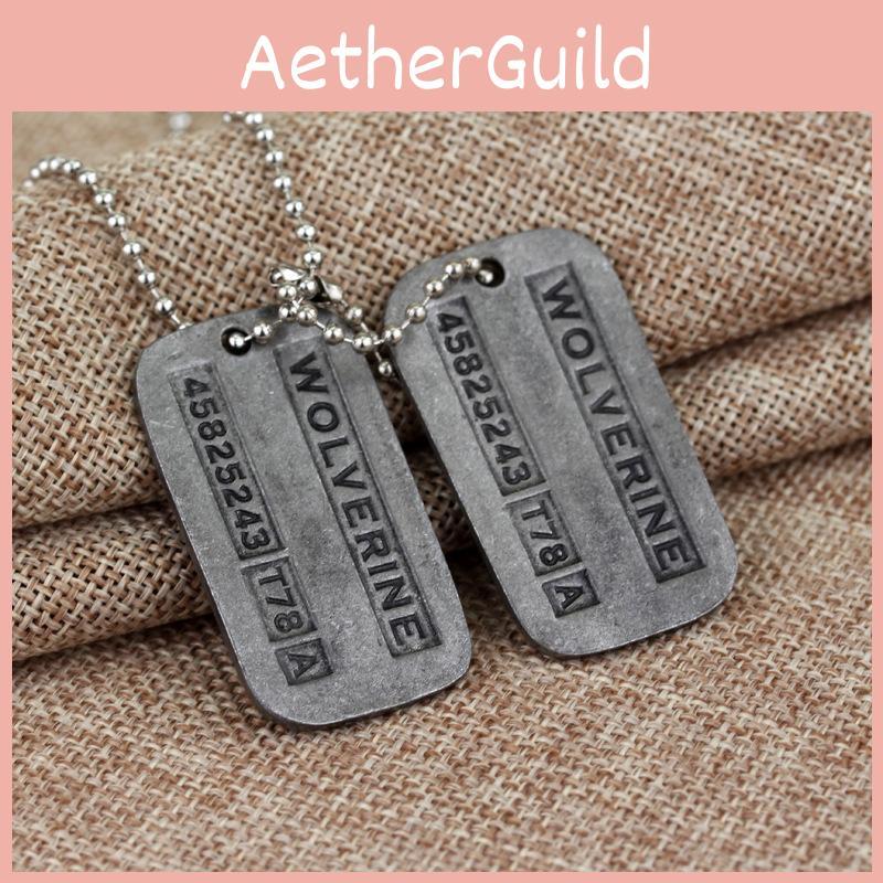 Pendant Necklace Superhero Featuring Wolverine Alloy Animal Design For Cosplay