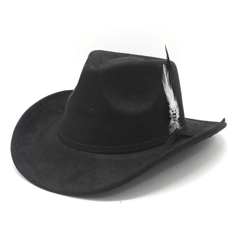 Style Felt Hat With Embroidered Tapestry And Wide Brim For Men And Women