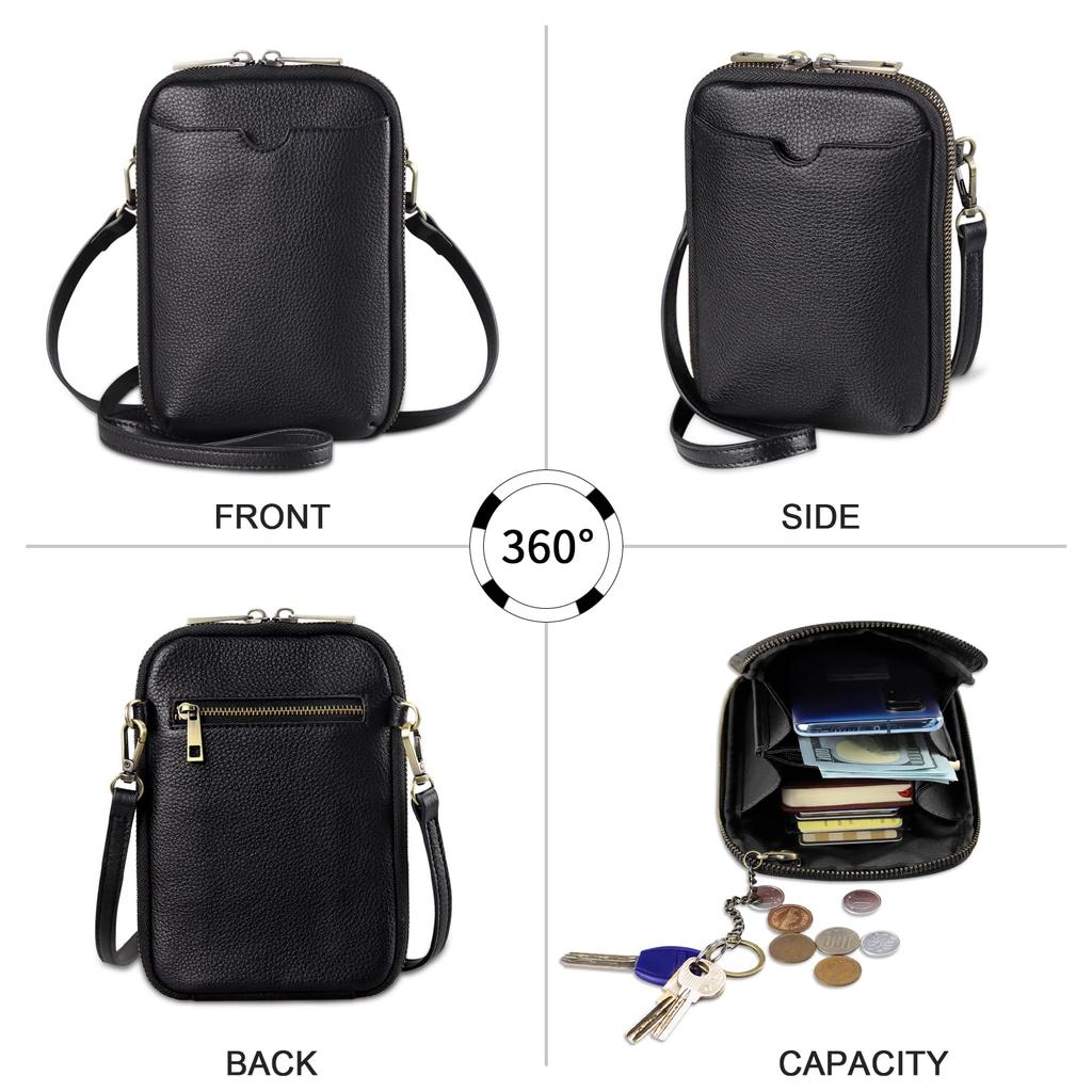 ITAT Smartphone Schultertasche Smartphone Mobile Geldbörse Original verstellbar abnehmbarer Schlüssel große Kapazität [KU] Beutel, Damentasche, Pochette, Beutel,