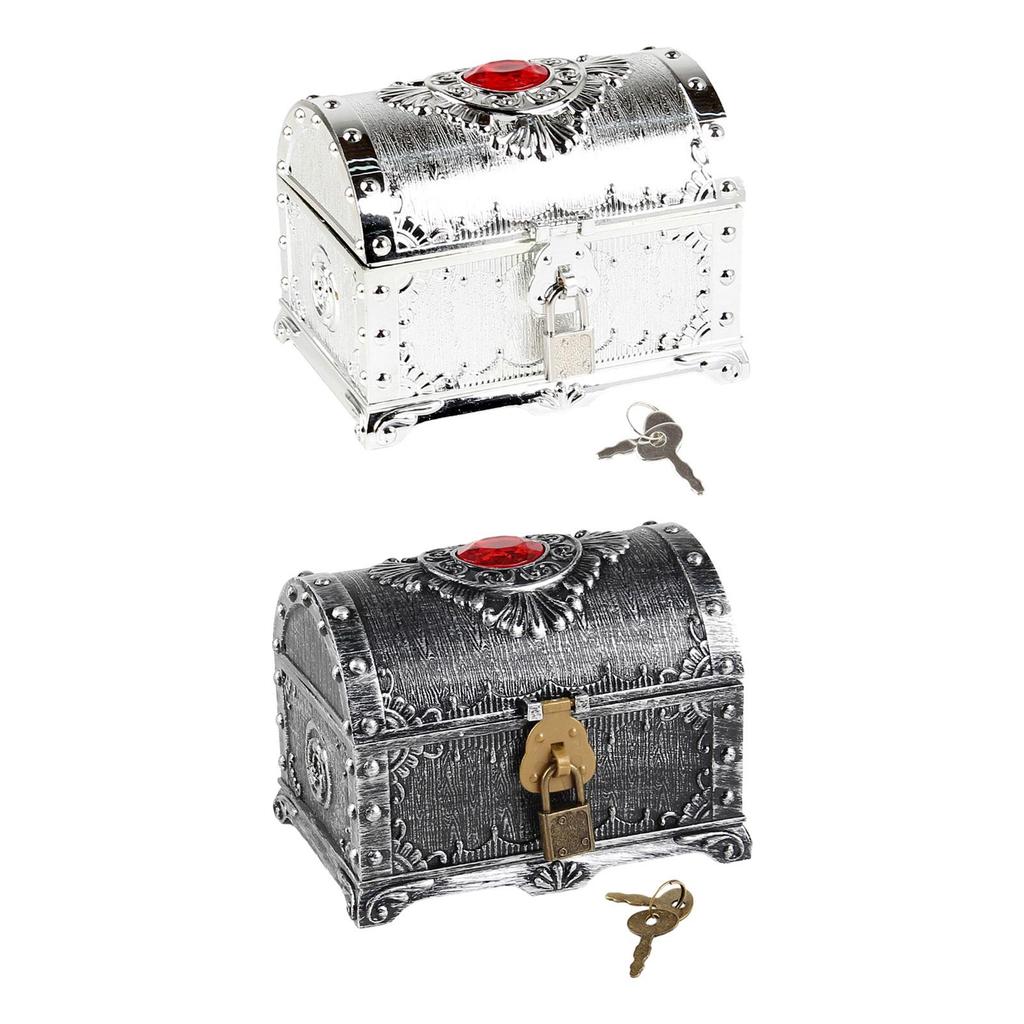 Pirate Treasure Chest Gift Box Birthday Gifts Decorative Vintage Chest Box