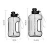 Portable Large Capacity Sports Water Bottle with Straw Super Large Men Water Kettle Plastic Ton Ton Bucket Cycling