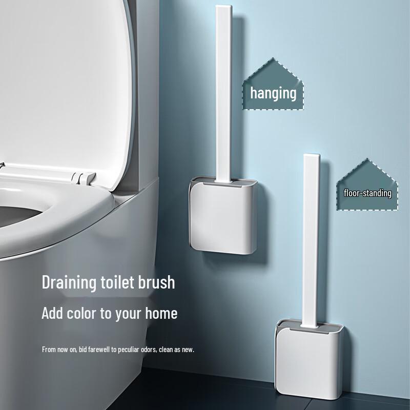 Creative Silicone Toilet Brush Set