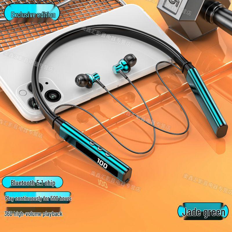 

Neckband Bluetooth Headphones, Noise-Cancelling, Long Battery, Sport, Compatible with Apple, Xiaomi, Huawei, vivo Superb Sound - HD Calls - Long Battery Life
