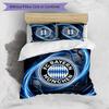 Bayern Munich Pattern Printed 3PCS Bedding Set Soft Skin-Friendly Washable Duvet Cover & Pillowcases Set All Season Bedroom