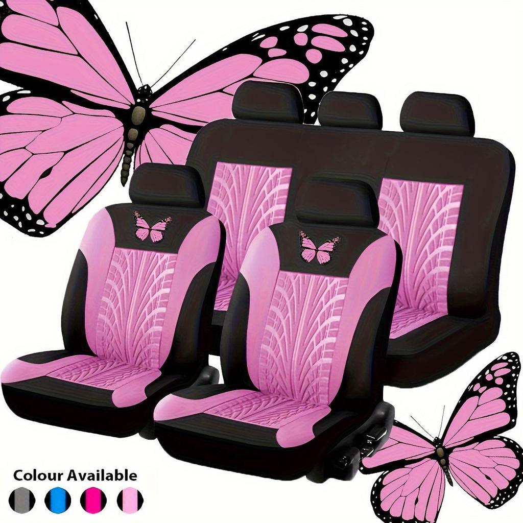 Universal Butterfly Print Car Seat Cover
