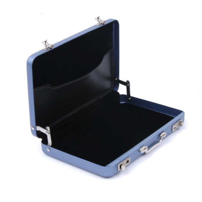 Mini Mallette à Combinaison en Aluminium Porte-cartes de visite, Style Valise, Disponible en 5 Couleurs