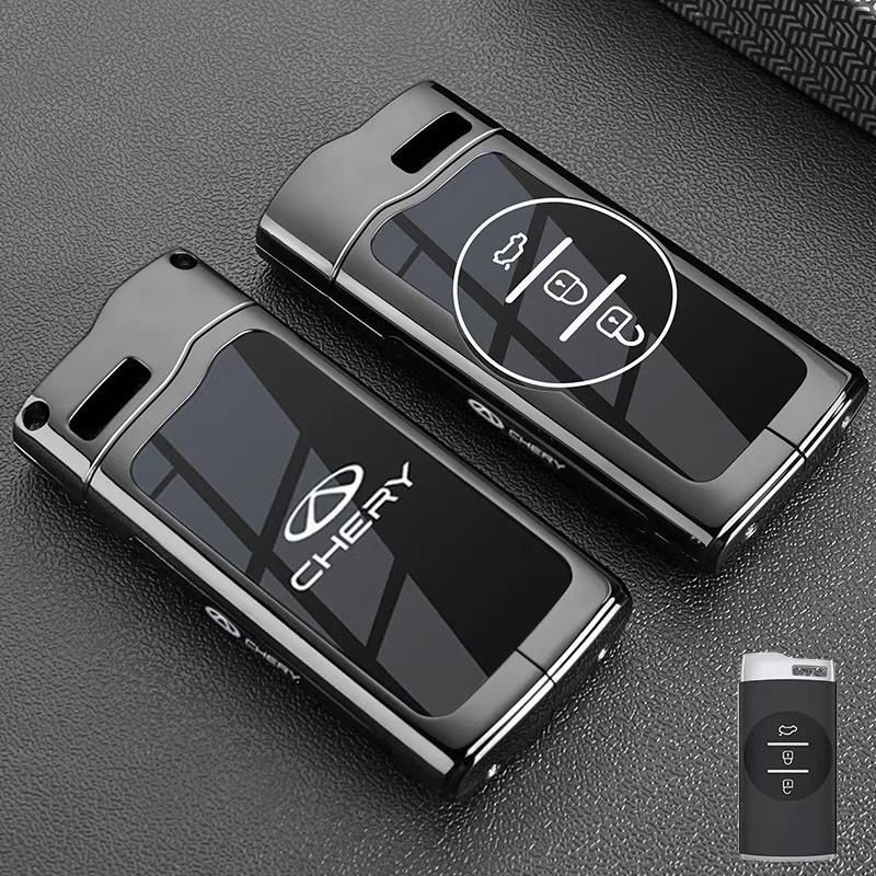 New Car Zinc Alloy TPU Key Case Cover Holder For Chery Jaecoo Tigo 7 8 Pro Max Omoda C5 Tigo7 8 PlusJ6 J7plus J8 Interior Shell
