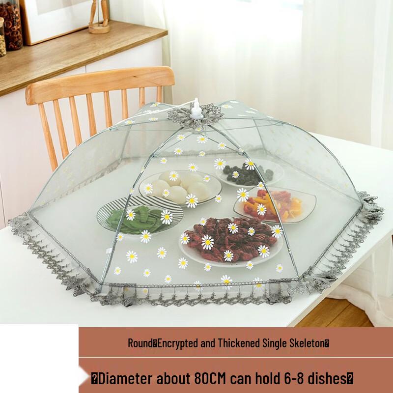 Wutuo Large Round Foldable Washable Food Covers (Set of 2)