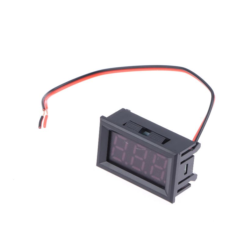 New 1/3Pcs Motorcycle Vehicle LED Display Voltage Tester 0.56 Inch DC4.5-30V Digital Car Voltmeter Automotive Voltage Meter