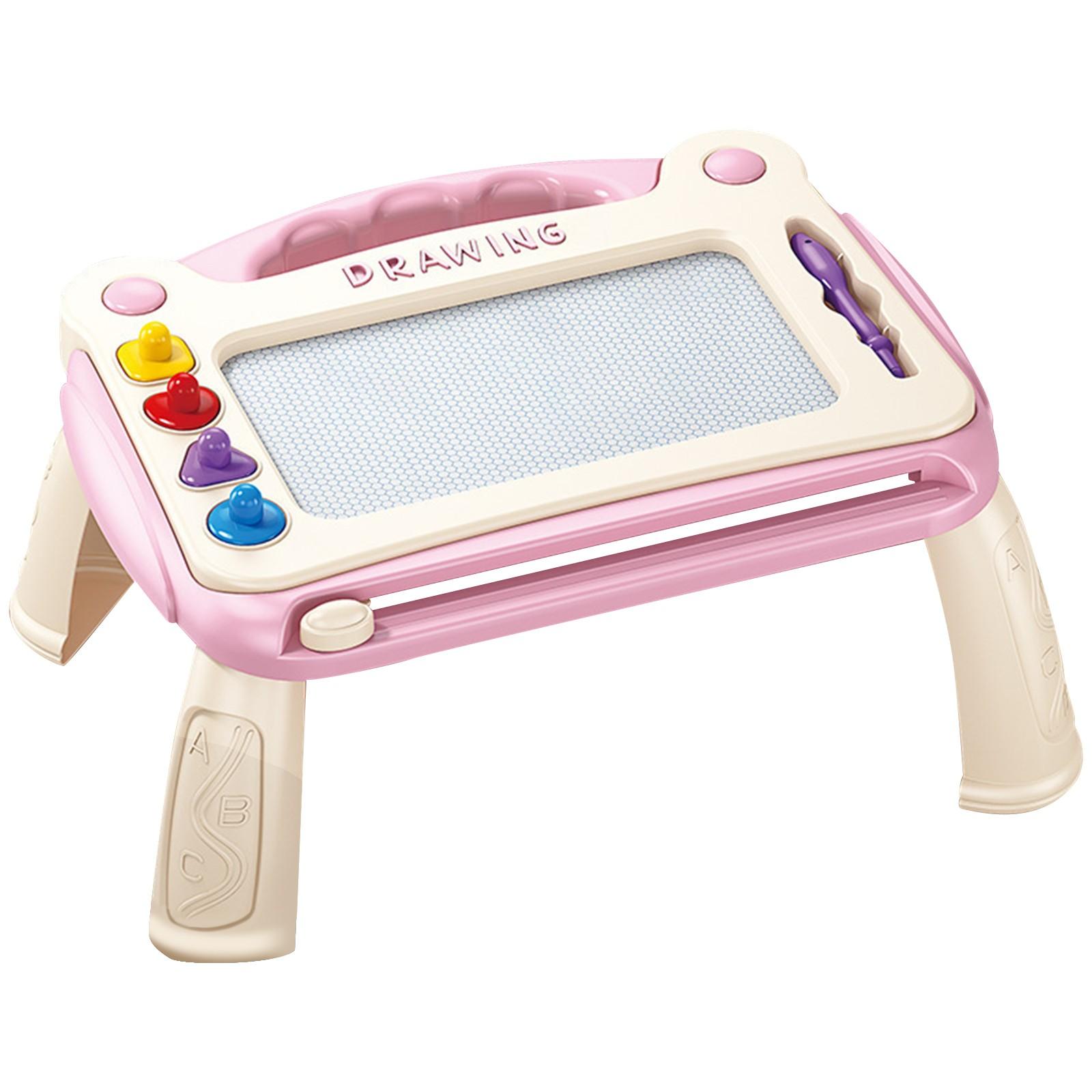 

Детская магнитная цветная доска для рисования, доска для письма, детская доска для рисования, мужская и женская доска для игрушек, художественная подставка One Size розовый