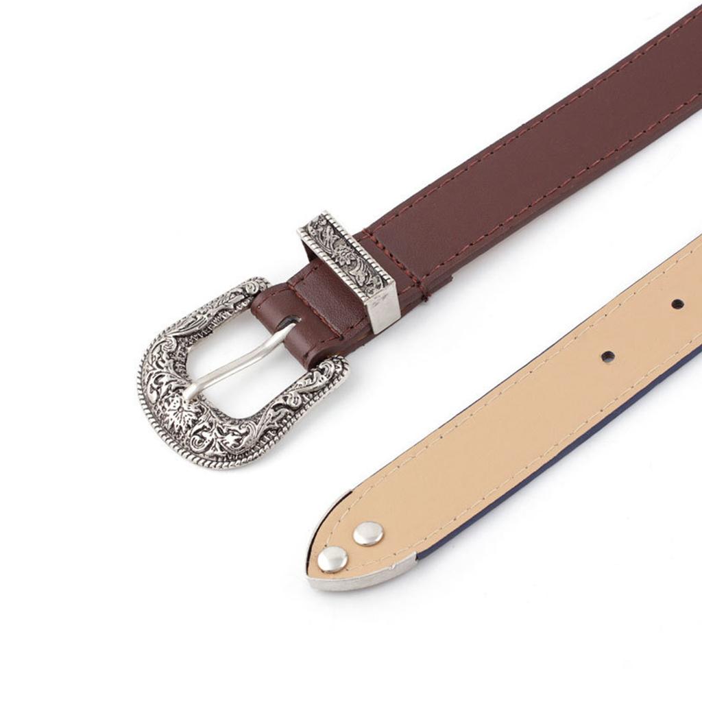 Unique Waist Belt Leopard Print Chain for Cowboy Cowgirl Stylish Hot Buckle Retro Hot Buckle Waist Chain Belt