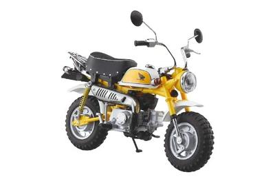 AOSHIMA Skynet Completed Bike Honda Monkey Plasma Yellow 1/12