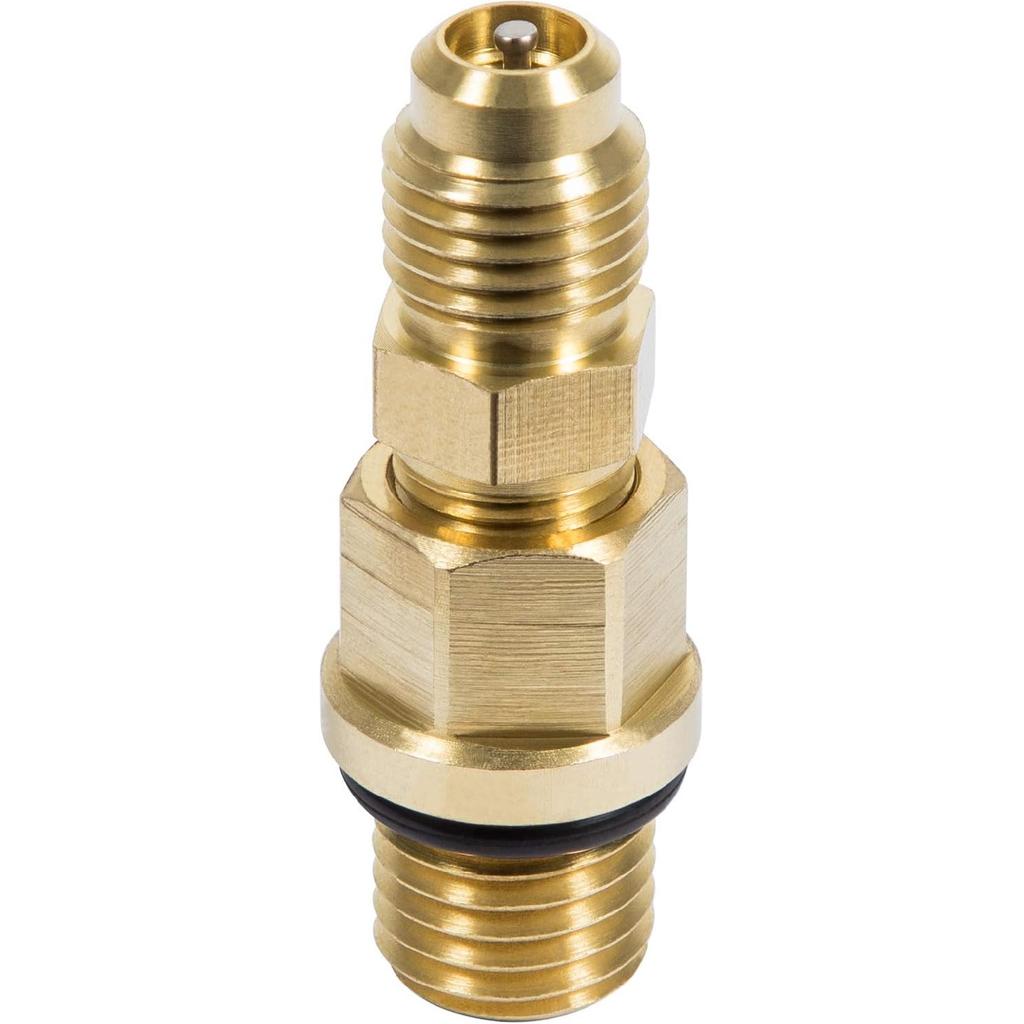 E-cowlboy 6.0L for Powerstroke Fuel Pressure Test Fitting Adapter for 2003-2010 Ford Diesel Engine(With Schrader Valve)