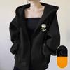 Loose Hoodie Sweatshirt Autumn and Winter Thickened Casual Coat