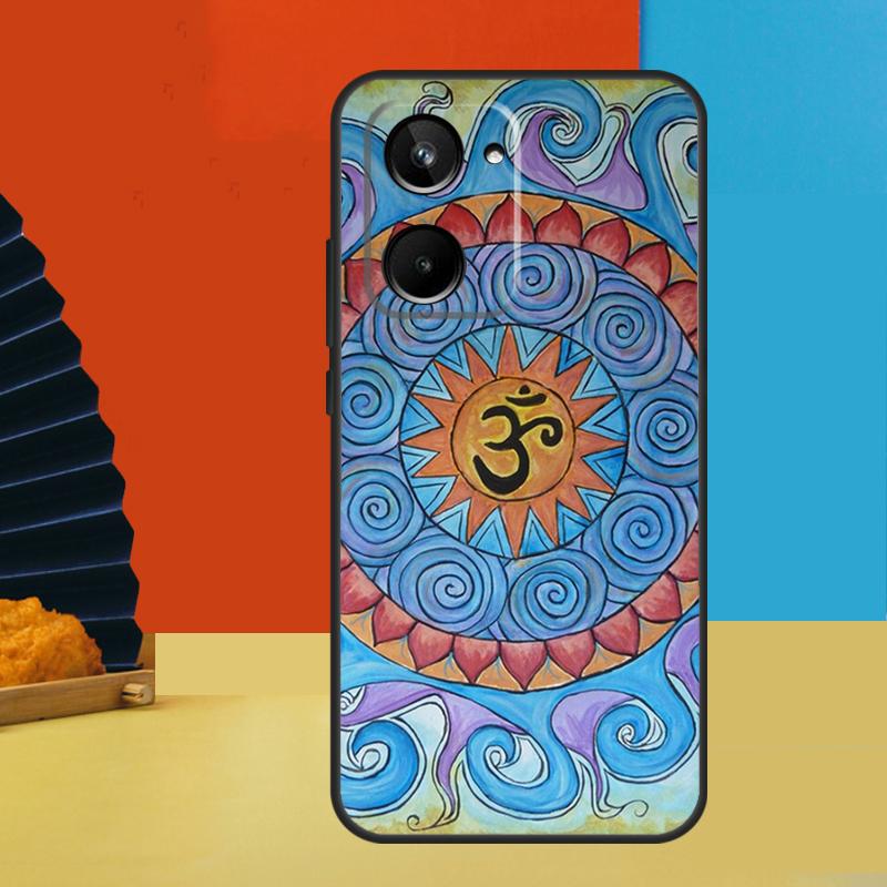 Aum Om Namaste Symbol Zen Yoga For Realme 11 9 10 12 Pro Plus C55 C53 C51 C33 C31 C30 C25s C21Y C15 C11 GT3 GT Neo 5 Case