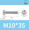 304 Stainless Steel Pan Head Torx Machine Screw, GB2672, M2-M, Without Collar