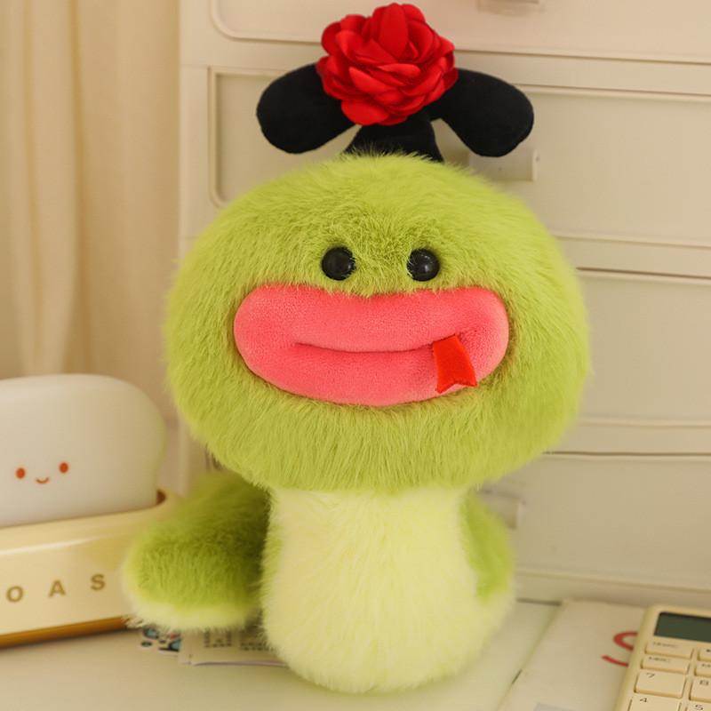 Snake White Little Plush Toy  Doll Plushie  Mascot Gift For Present Birthday