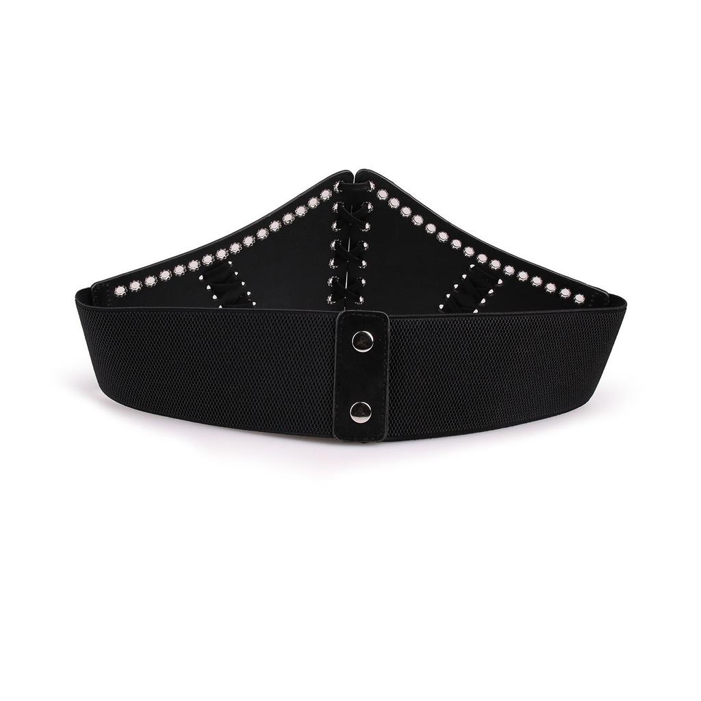 Coat Wide Waist Seal for Women's Outer Wear for Women's Skirt with Elastic Elastic Wide Belt for Women's Decorative Belt Down Jacket