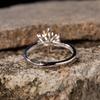 S925 Sterling Silver Natural Color Treasure Citrine Ring Sun Live Daily Light Luxury Lucky Women'S Open Ring